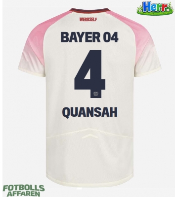 Bayer Leverkusen Jarell Quansah #4 Bortatröja 2025-26 Kortärmad